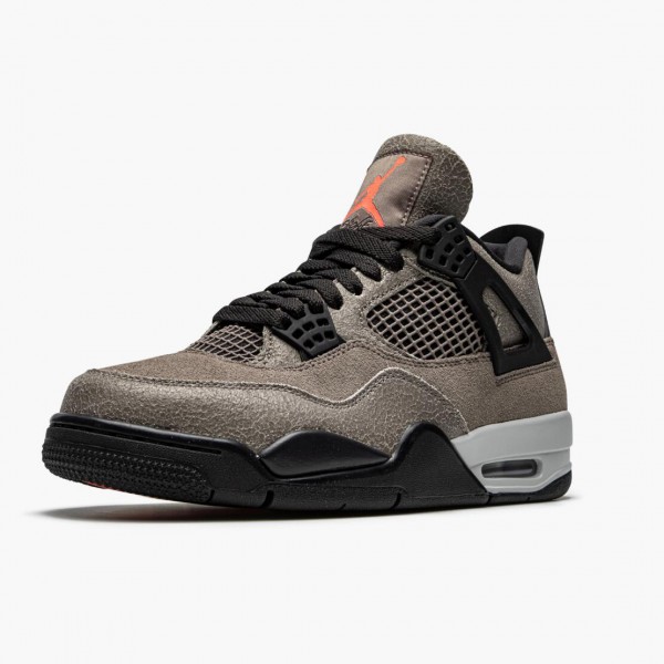 Damen/Herren Off-Weiß x Air Jordan 4 Retro Taupe Haze DB0732-200 Turnschuhe