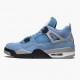 Damen/Herren Air Jordan 4 Retro University Blau CT8527-400 Turnschuhe