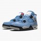 Damen/Herren Air Jordan 4 Retro University Blau CT8527-400 Turnschuhe