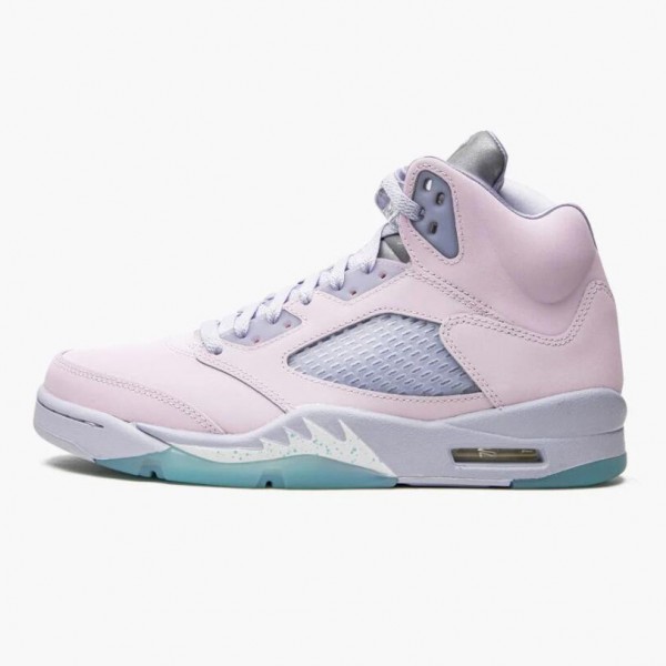 Damen/Herren Air Jordan 5 Easter 2022 Regal Rosa Ghost Copa DV0562-600 Turnschuhe