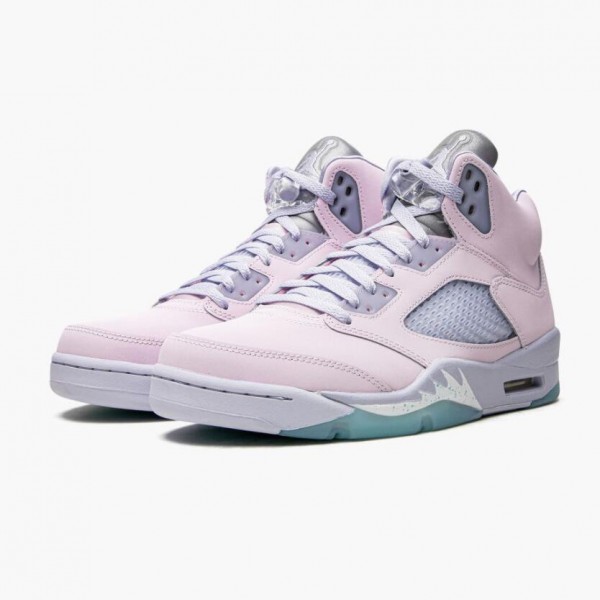 Damen/Herren Air Jordan 5 Easter 2022 Regal Rosa Ghost Copa DV0562-600 Turnschuhe