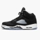 Damen/Herren Air Jordan 5 Oreo 2021 Schwarz Weiß Cool Grey CT4838-011 Turnschuhe