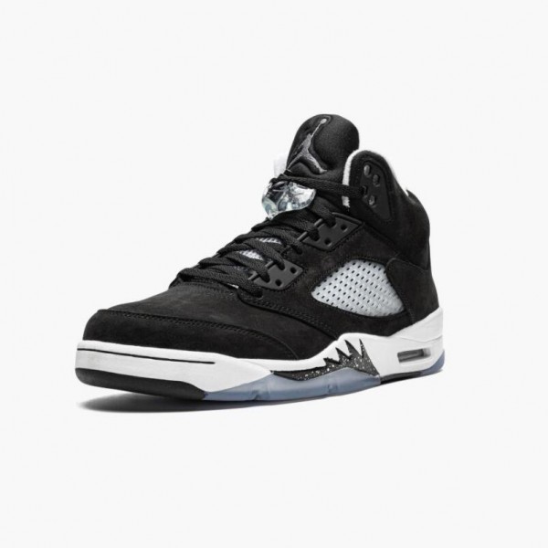 Damen/Herren Air Jordan 5 Oreo 2021 Schwarz Weiß Cool Grey CT4838-011 Turnschuhe