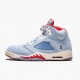 Damen/Herren Air Jordan 5 Retro Trophy Room Ice Blau CI1899-400 Turnschuhe