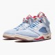 Damen/Herren Air Jordan 5 Retro Trophy Room Ice Blau CI1899-400 Turnschuhe