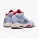 Damen/Herren Air Jordan 5 Retro Trophy Room Ice Blau CI1899-400 Turnschuhe