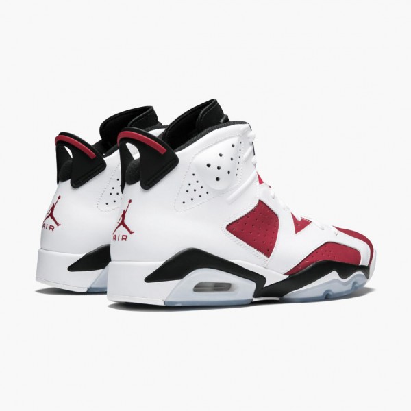 Damen/Herren Air Jordan 6 Retro Carmine 384664-160 Turnschuhe