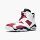 Damen/Herren Air Jordan 6 Retro Carmine 384664-160 Turnschuhe