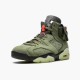 Damen/Herren Travis Scott x Air Jordan 6 Retro Olive CN1084-200 Turnschuhe