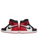 Nike Air Jordan 1 Retro High "Bred Toe" Damen/Herren AJ1 Sneakers 555088-610