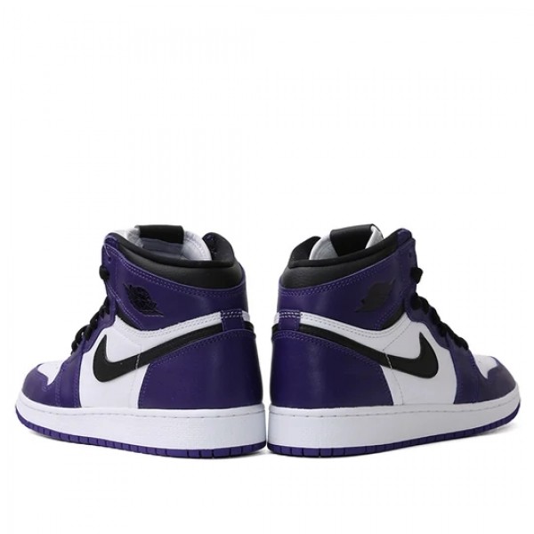 Nike Air Jordan 1 Retro High "Court Purple White" Damen/Herren AJ1 Sneakers 575441-500