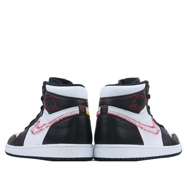 Nike Air Jordan 1 Retro High Defiant"White Black Gym Red" Herren/Damen AJ1 Sneakers CD6579-071