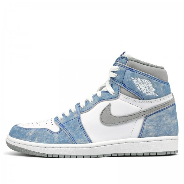 Nike Air Jordan 1 Retro High "Hyper Royal Smoke Grey" Damen/Herren AJ1 Sneakers 555088-402