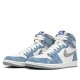 Nike Air Jordan 1 Retro High "Hyper Royal Smoke Grey" Damen/Herren AJ1 Sneakers 555088-402