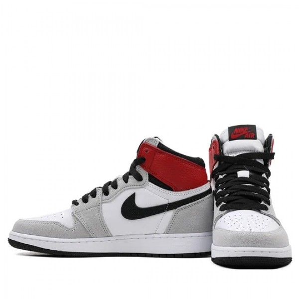 Nike Air Jordan 1 Retro High "Light Smoke Grey" Damen/Herren AJ1 Sneakers 575441-126