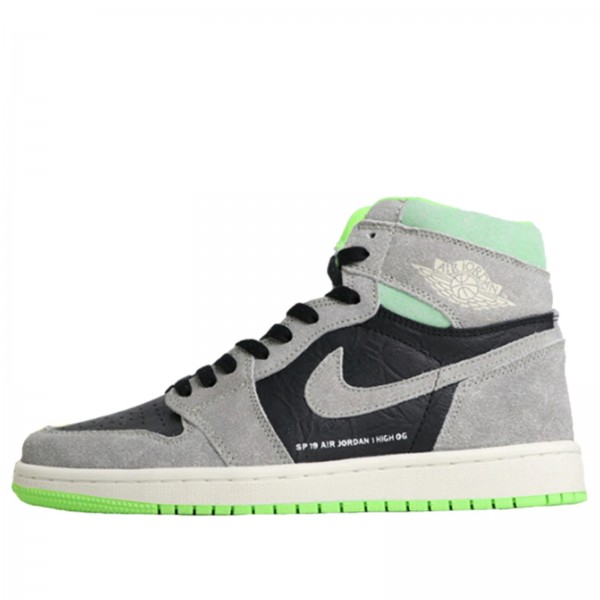 Nike Air Jordan 1 Retro High "Neutral Grey Volt" Damen/Herren AJ1 Sneakers 555088-070