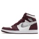 Nike Air Jordan 1 Retro High OG "Bordeaux" Damen/Herren AJ1 Sneakers 555088-611