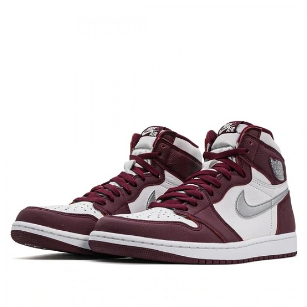 Nike Air Jordan 1 Retro High OG "Bordeaux" Damen/Herren AJ1 Sneakers 555088-611