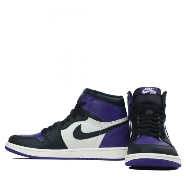 Nike Air Jordan 1 Retro High OG "Court Purple" Damen/Herren AJ1 Sneakers 555088-501