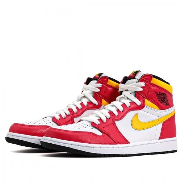 Nike Air Jordan 1 Retro High OG "Light Fusion Red" Damen/Herren AJ1 Sneakers 555088-603