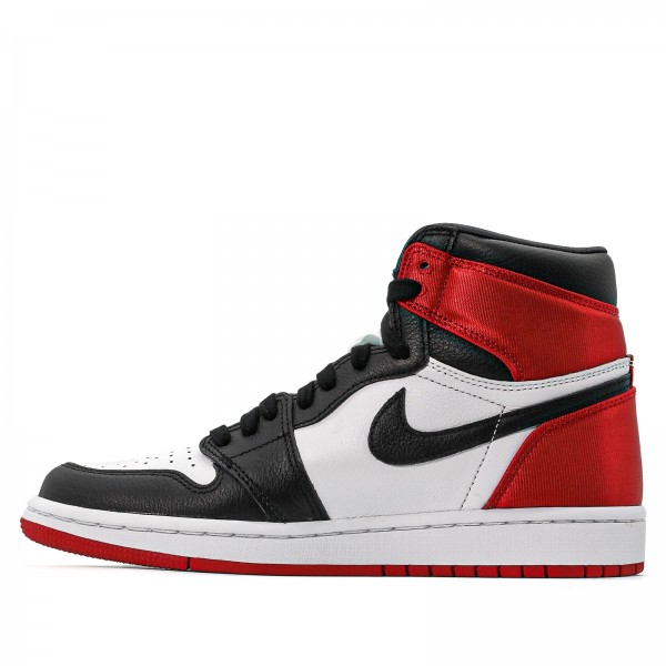 Nike Air Jordan 1 Retro High "Satin Black Toe" Herren/Damen AJ1 Sneakers CD0461-016