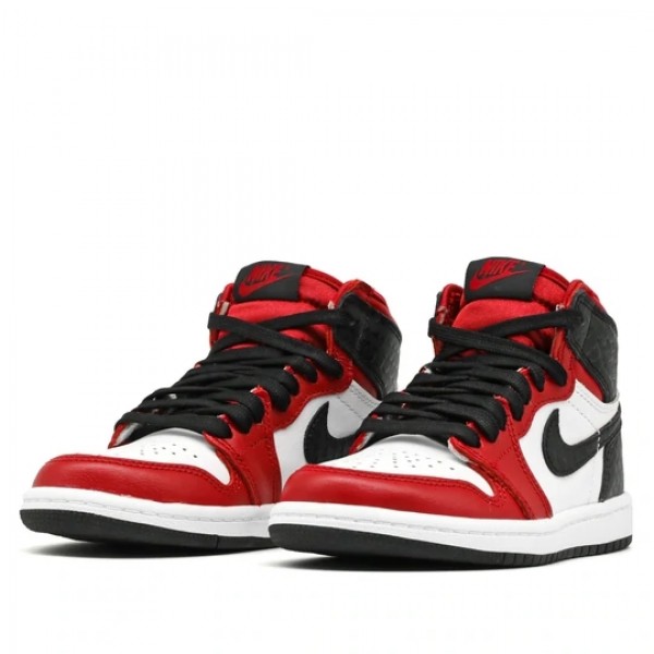 Nike Air Jordan 1 Retro High "Satin Snake Chicago" Damen/Herren AJ1 Sneakers CD0461-601