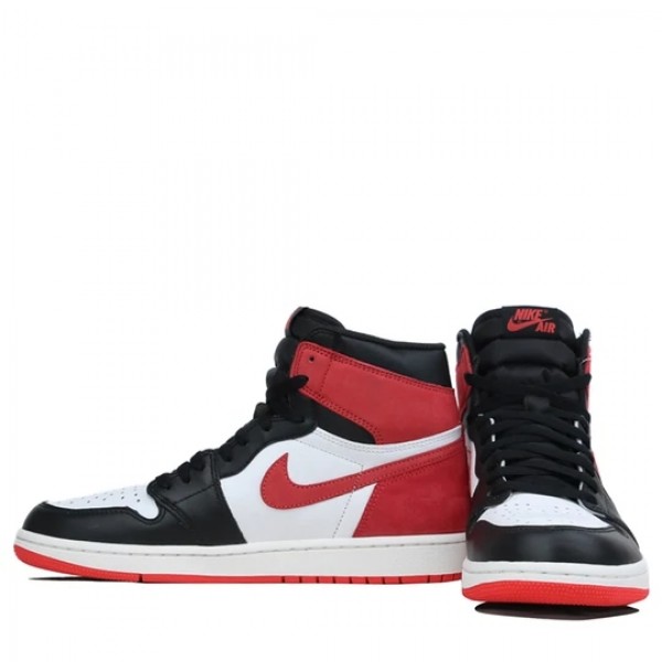 Nike Air Jordan 1 Retro High "Track Red" Damen/Herren AJ1 Sneakers 555088-112