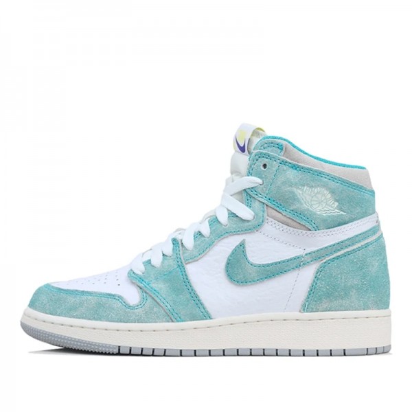 Nike Air Jordan 1 Retro High "Turbo Green" Damen/Herren AJ1 Sneakers 575441-311