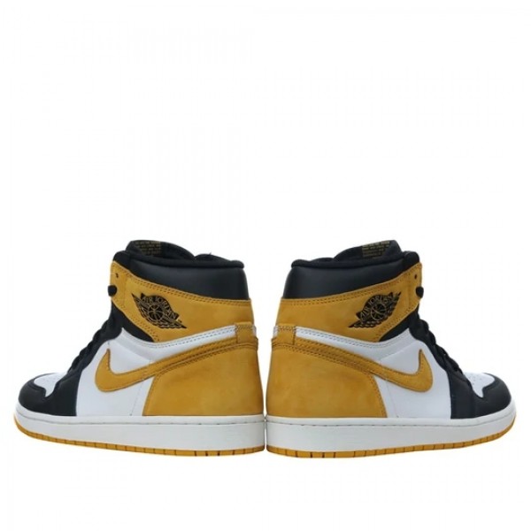 Nike Air Jordan 1 Retro High "Yellow Ochre" Herren/Damen AJ1 Sneakers 555088-109