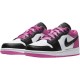 Nike Air Jordan 1 Low "Black Active Fuchsia" Damen/Herren AJ1 Sneakers CT1564-005