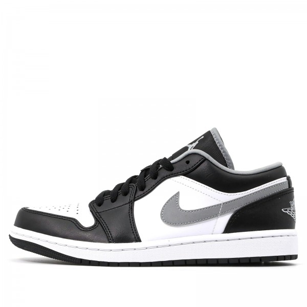 Nike Air Jordan 1 Low "Black White Grey" Damen/Herren AJ1 Sneakers 553558-040