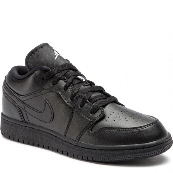 Nike Air Jordan 1 Low "Black" Damen/Herren AJ1 Sneakers 553560-006