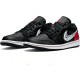 Nike Air Jordan 1 Low "Brushstroke Swoosh Black" Damen/Herren AJ1 Sneakers DA4659-001