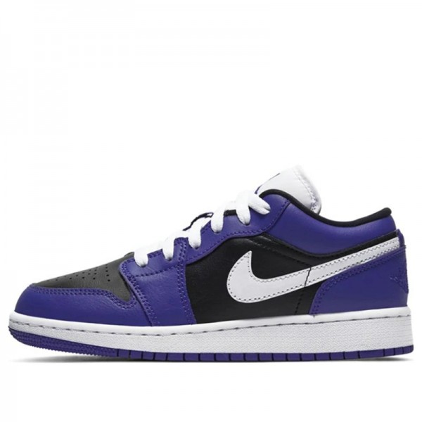 Nike Air Jordan 1 Low "Court Purple Black" Damen/Herren AJ1 Sneakers 553560-501