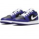 Nike Air Jordan 1 Low "Court Purple Black" Damen/Herren AJ1 Sneakers 553560-501