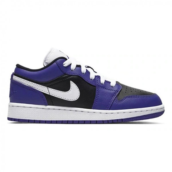 Nike Air Jordan 1 Low "Court Purple Black" Damen/Herren AJ1 Sneakers 553560-501