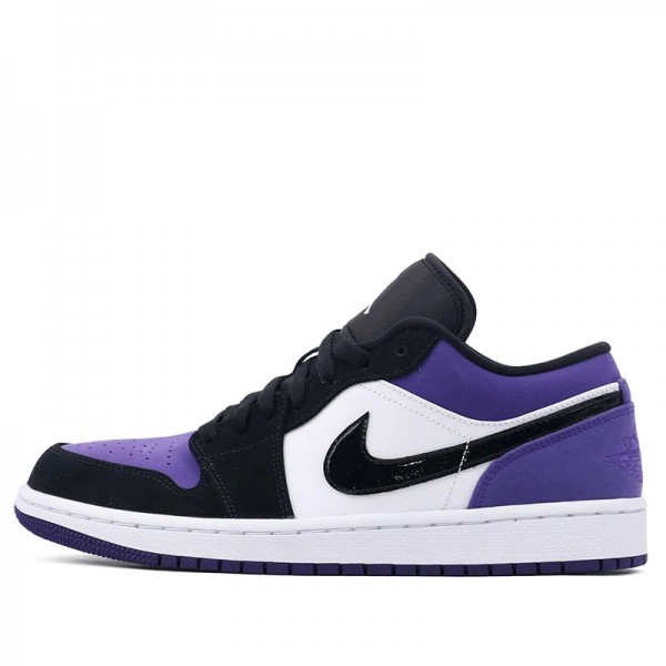 Nike Air Jordan 1 Low "Court Purple" Damen/Herren AJ1 Sneakers 553558-125