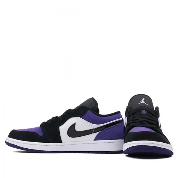 Nike Air Jordan 1 Low "Court Purple" Damen/Herren AJ1 Sneakers 553558-125