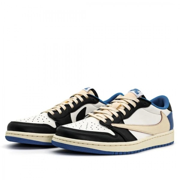 Nike Air Jordan 1 Low "Fragment x Travis Scott" Damen/Herren AJ1 Sneakers DM7866-140