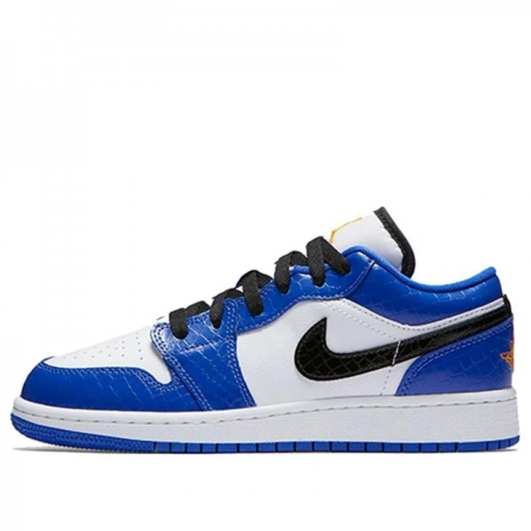 Nike Air Jordan 1 Low "Hyper Royal" Damen/Herren AJ1 Sneakers 553560-401