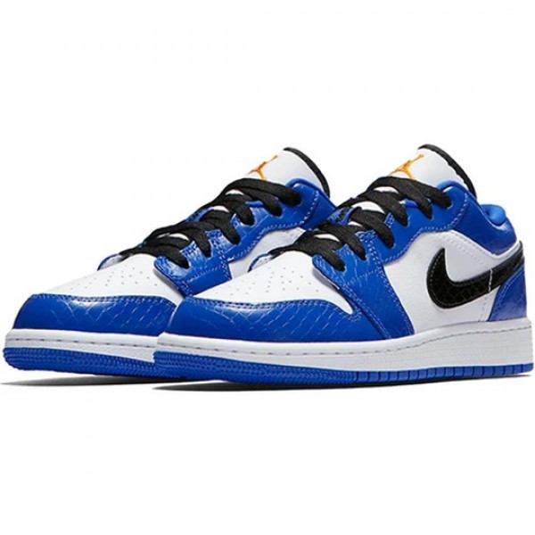 Nike Air Jordan 1 Low "Hyper Royal" Damen/Herren AJ1 Sneakers 553560-401