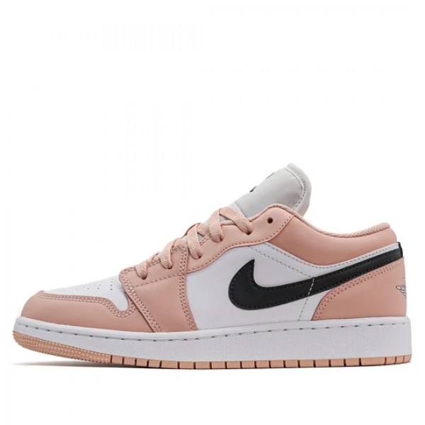 Nike Air Jordan 1 Low "Light Arctic Orange Pink" GS AJ1 Sneakers 553560-800