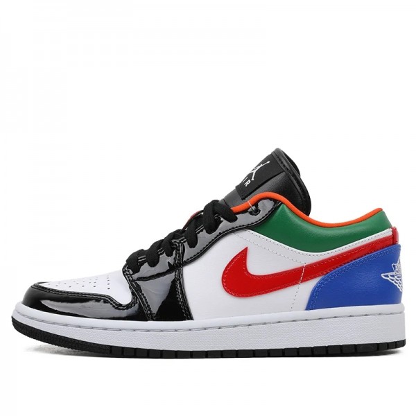 Nike Air Jordan 1 Low "Multi-Color Black Toe" Damen/Herren AJ1 Sneakers CZ4776-101