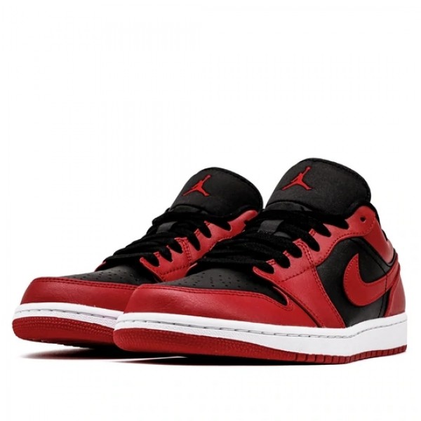 Nike Air Jordan 1 Low "Reverse Bred" Damen/Herren AJ1 Sneakers 553560-606