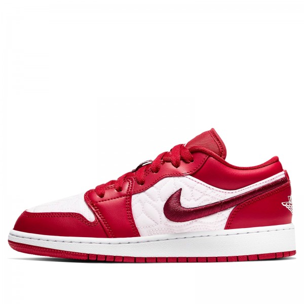 Nike Air Jordan 1 Low SE "Red Quilt" Herren/Damen AJ1 Sneakers DB3621-600