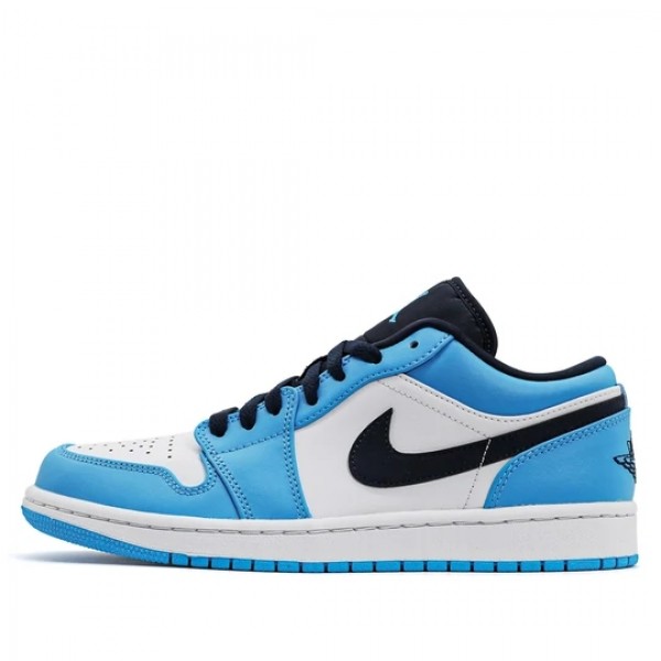 Nike Air Jordan 1 Low "UNC" 2021 Herren/Damen AJ1 Sneakers 553558-144