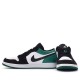 Nike Air Jordan 1 Low "White Black Mystic Green" Herren/Damen AJ1 Sneakers 553558-113