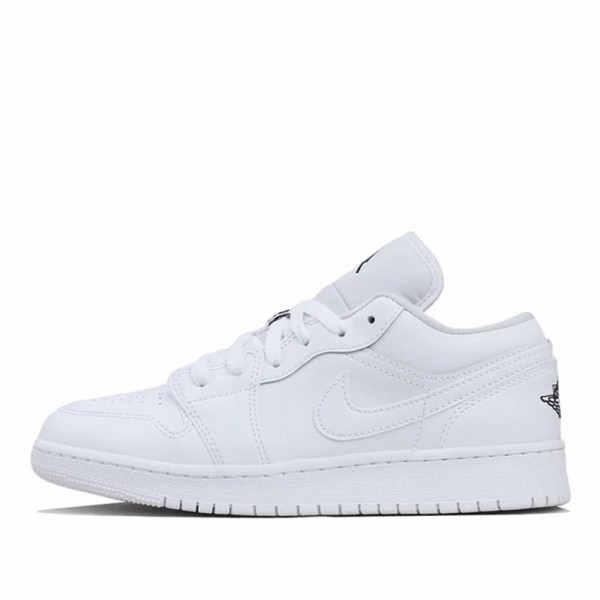 Nike Air Jordan 1 Low "White" Damen/Herren AJ1 Sneakers 553560-101