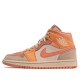 Nike Air Jordan 1 Mid "Apricot Orange" Herren/Damen AJ1 Sneakers DH4270-800