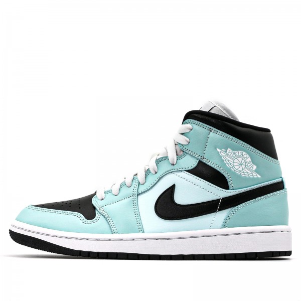 Nike Air Jordan 1 Mid "Aqua Blue Tint" Herren/Damen AJ1 Sneakers BQ6472-300